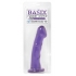 Basix Rubber Works 6.5 Inch Purple Dong with Suction Cup