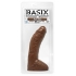 Basix Rubber Works Fat Boy Dong - 10 Inch Brown