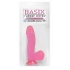 Basix Rubber 6.5 Inch Dong with Suction Cup - Pink