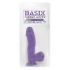 Basix Rubber Works 6.5 Inches Purple Dong with Suction Cup