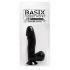 Basix Rubber Works 6.5 Inches Dong with Suction Cup - Black