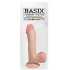 Basix 7.5in Dong with Suction Cup - Beige - Classic Pleasure