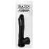 Basix 10-Inch Suction Cup Dildo in Black