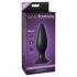 Anal Fantasy Elite Large Rechargeable Anal Plug Black