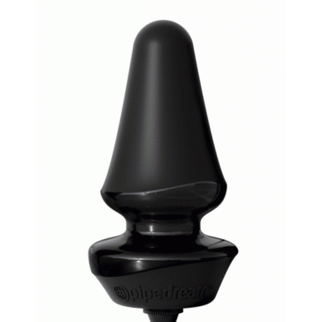 Anal Fantasy Elite Inflatable Silicone Butt Plug - Black