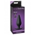 Anal Fantasy Elite Small Weighted Silicone Plug - Black