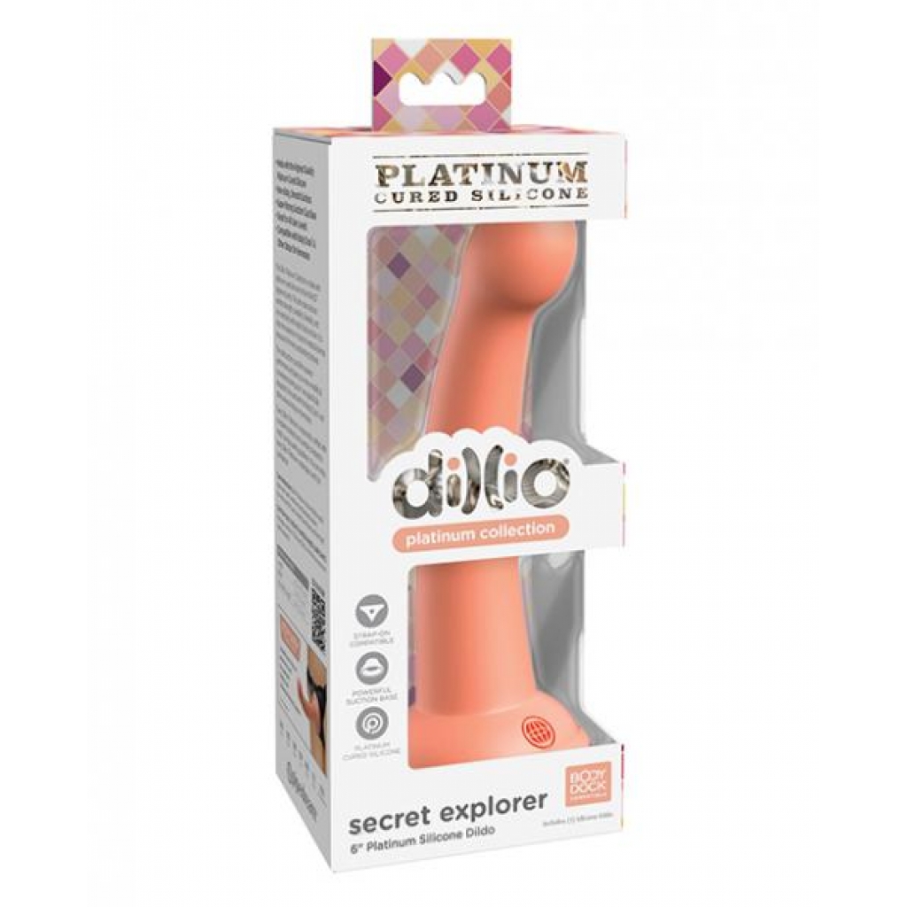 Dillio Platinum 6in Secret Explorer Peach