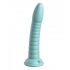 Dillio Platinum 7in Wild Thing - Teal Green Silicone Dildo