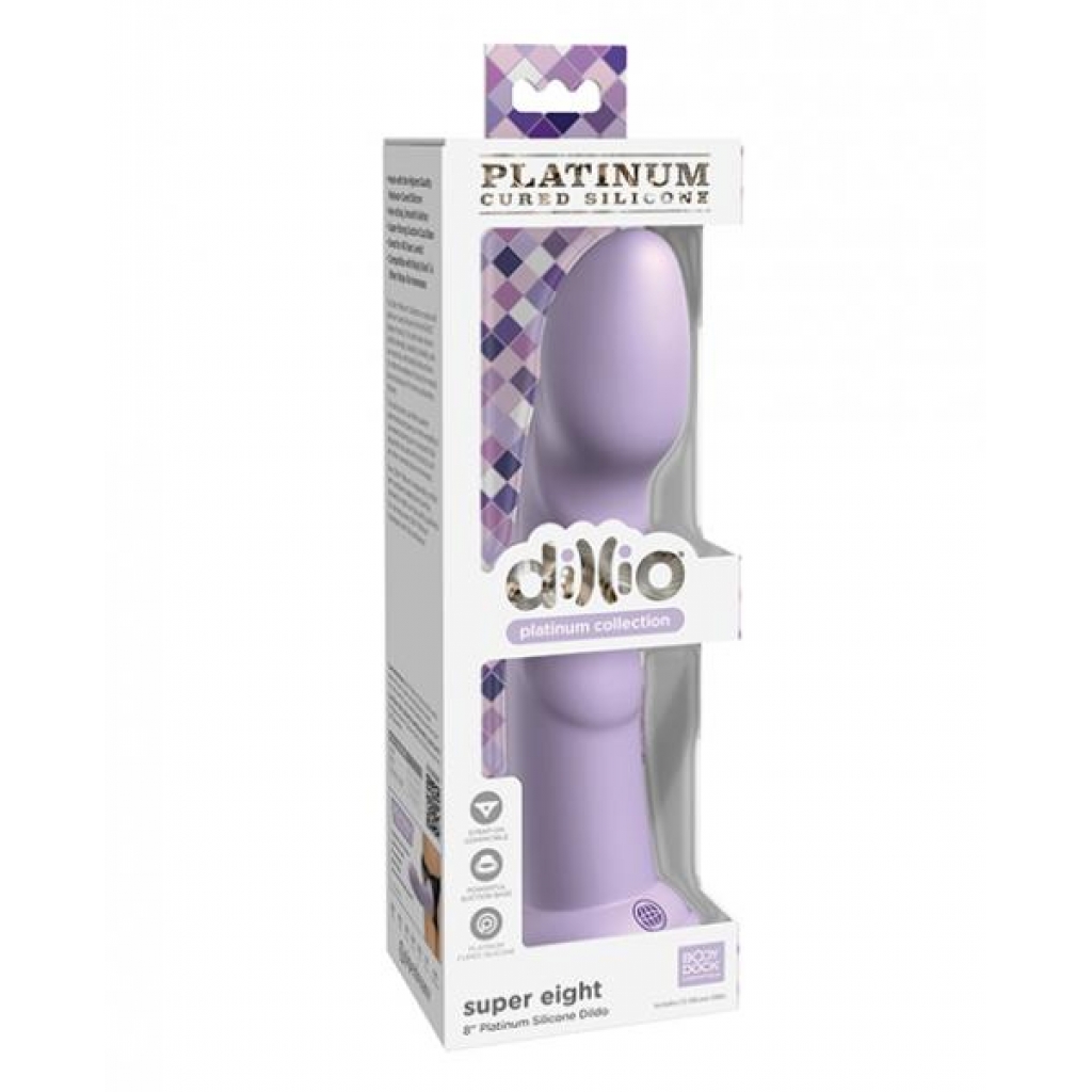 Dillio Platinum 8in Super Eight - Purple