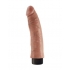 King Penis 7-inch Vibrating Tan Dildo - Realistic Design