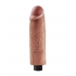 King Penis 10 inches Vibrating Tan Dildo