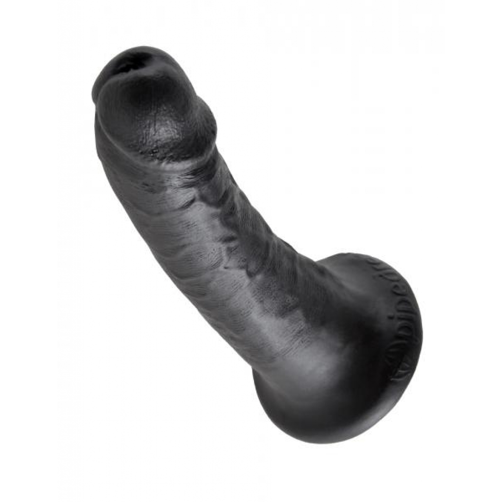 King Penis 6-Inch Realistic Dildo in Black