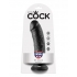 King Penis 8 Inch Dildo - Black