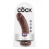 King Penis 8 Inches Dildo - Brown