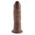 King Penis 9-Inch Dildo - Brown Realism