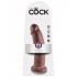 King Penis 9-Inch Dildo - Brown Realism