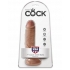 King Penis 7 inches Penis with Balls - Realistic Tan Dildo