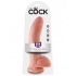 King Penis 9 Inches Penis with Balls - Beige