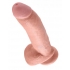 King Penis 9 Inches Penis with Balls - Beige