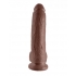 King Penis - 9 Inches Penis Balls (Brown)