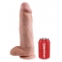 King Penis 12 Inch Penis with Balls - Beige