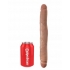 King Penis 12-inch Slim Double Dildo - Tan