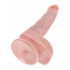 Realistic King Penis 6-Inch Dildo with Balls - Beige