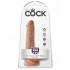 King Penis 6 inches Penis with Balls - Tan Dildo