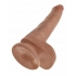 King Penis 6 inches Penis with Balls - Tan Dildo