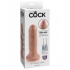 King Penis 6 Inches Uncut Dildo Beige