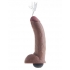 King Penis 9 inches Squirting Dildo - Brown