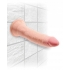 Realistic King Penis Triple Density Dildo - 7 Inch Beige