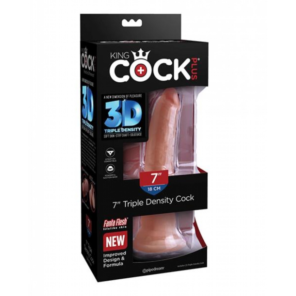 King Penis Plus 7 In Triple Density Penis Tan