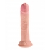 King Penis Triple Density 8 inches Beige Dildo - Realistic Pleasure