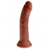 King Penis Plus 8 Inch Triple Density Penis - Brown