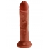 King Penis Plus 8 Inch Triple Density Penis - Brown