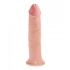 King Penis Triple Density 9 Inches Penis Beige Dildo