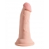 King Penis Triple Density 5 Inch Dildo Beige