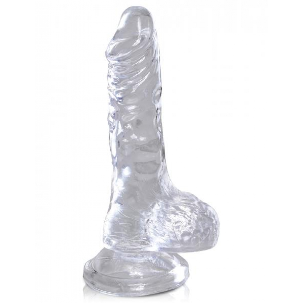 King Penis Clear 4 Inches Penis with Balls