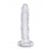 Realistic King Penis - Clear 6 inches