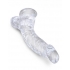 King Penis Clear 7.5-Inch Realistic Dildo with Balls