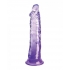 King Penis Clear 8-Inch Pink - Realistic Dildo