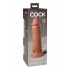 King Penis Elite 8 Inches Dual Density Dildo - Tan