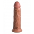 King Penis Elite 8 Inches Dual Density Dildo - Tan