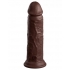 King Penis Elite 8 In Dual Density Dildo Brown