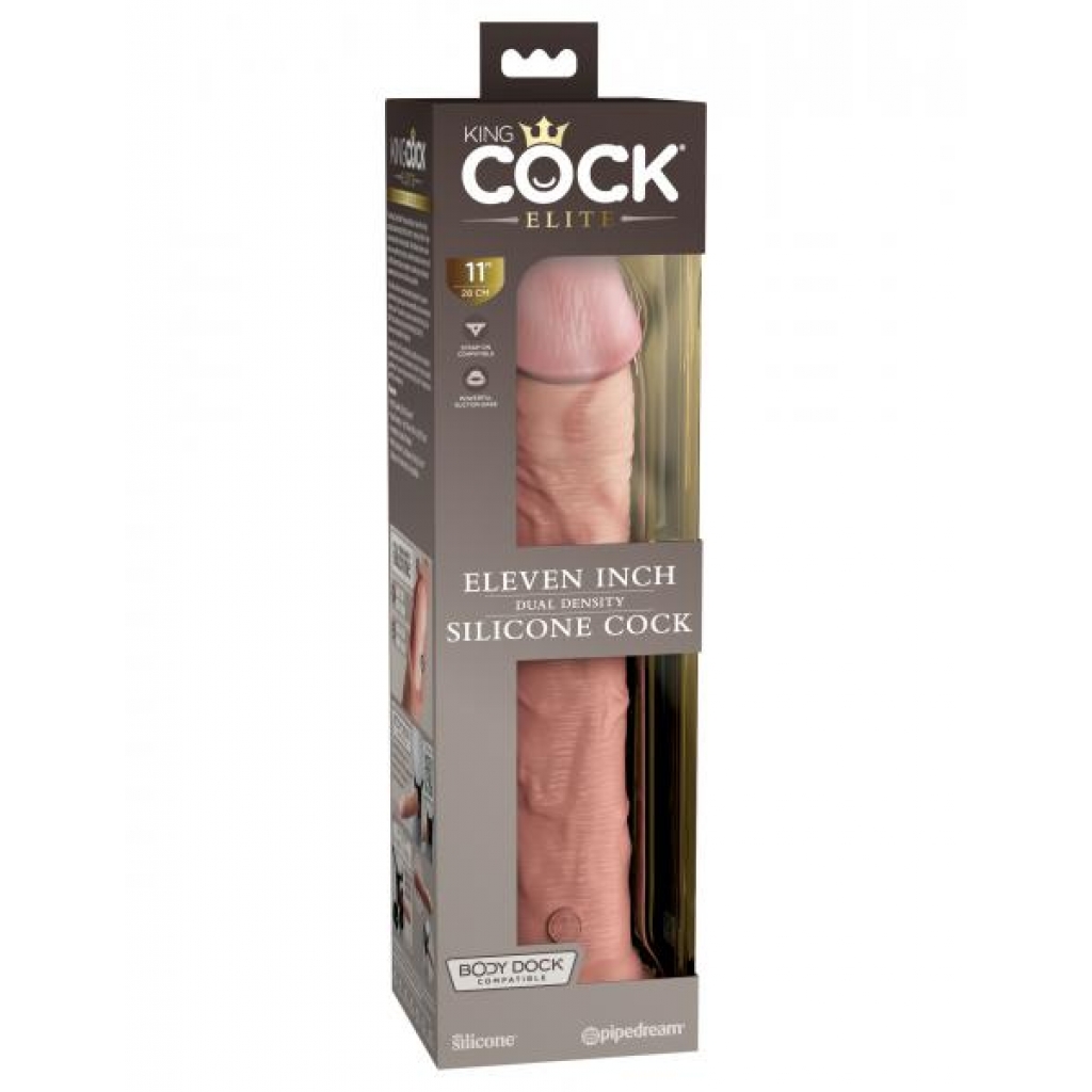 King Penis Elite 11-Inch Dual Density Dildo - Realistic Pleasure