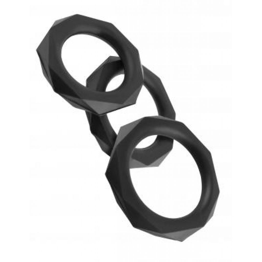 Fantasy C Ringz Silicone Designer Stamina Set - Black