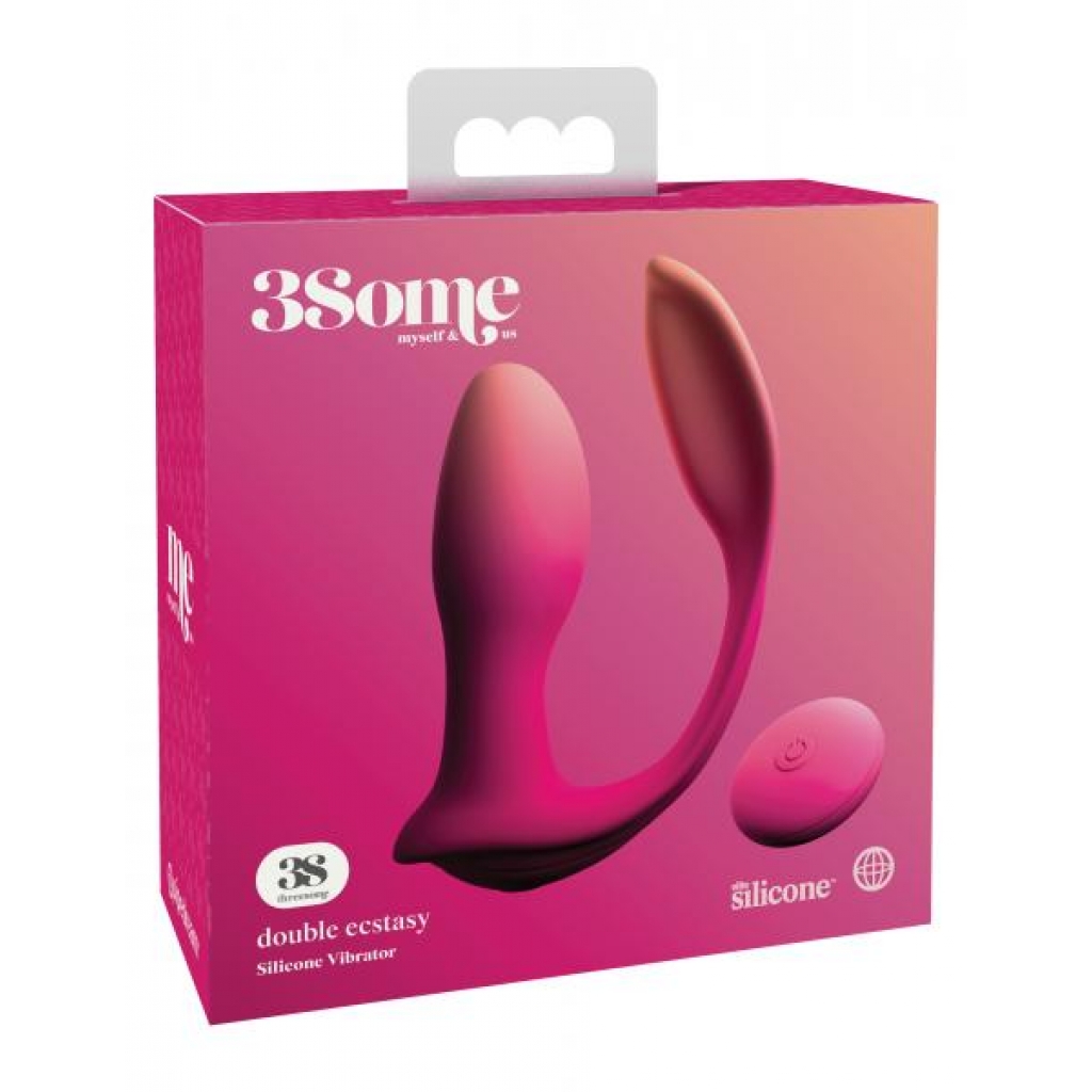 Threesome Double Ecstasy Silicone Vibrator