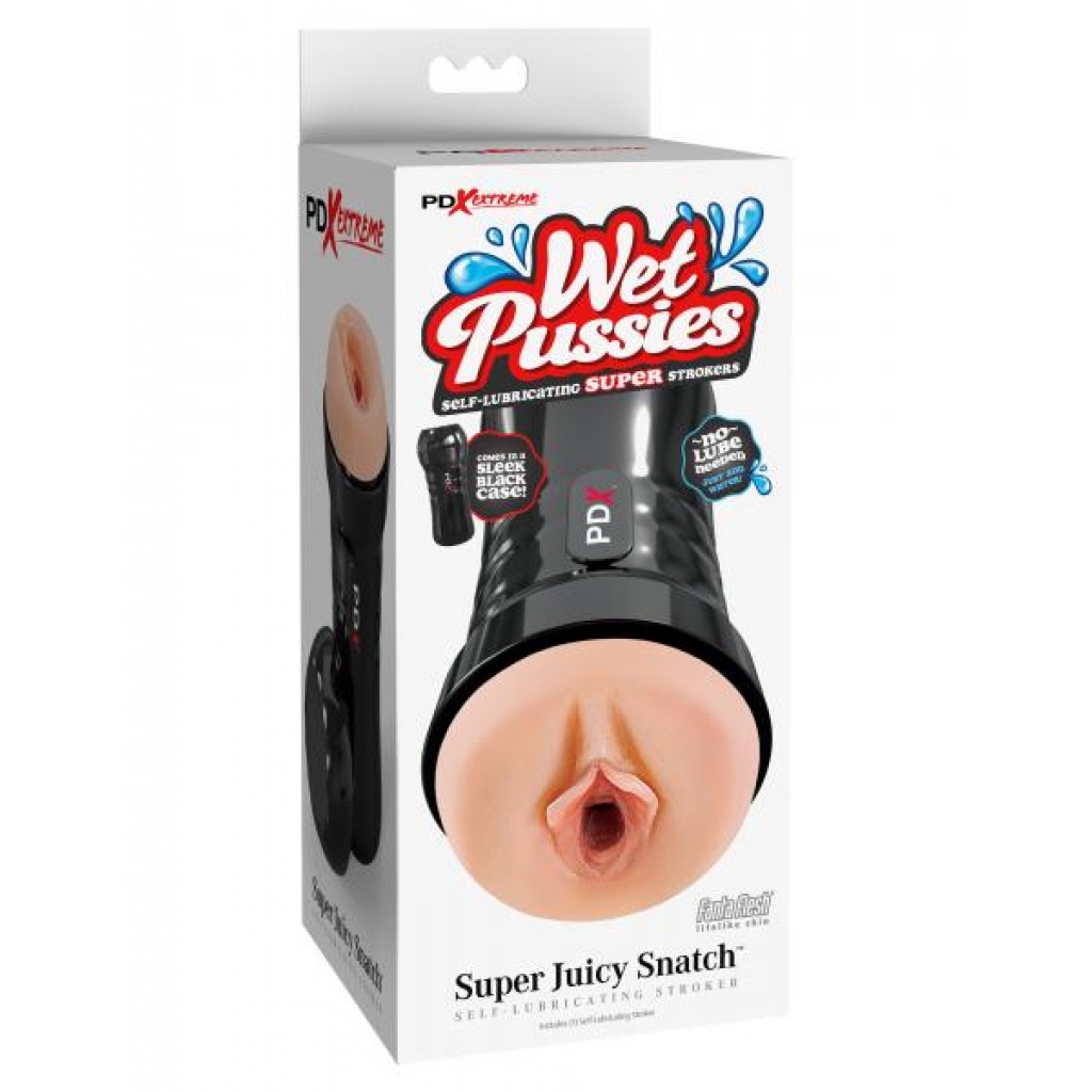 Pdx Extreme Wet Pussies Super Juicy Snatch: Ultimate Self-Lubricating Stroker