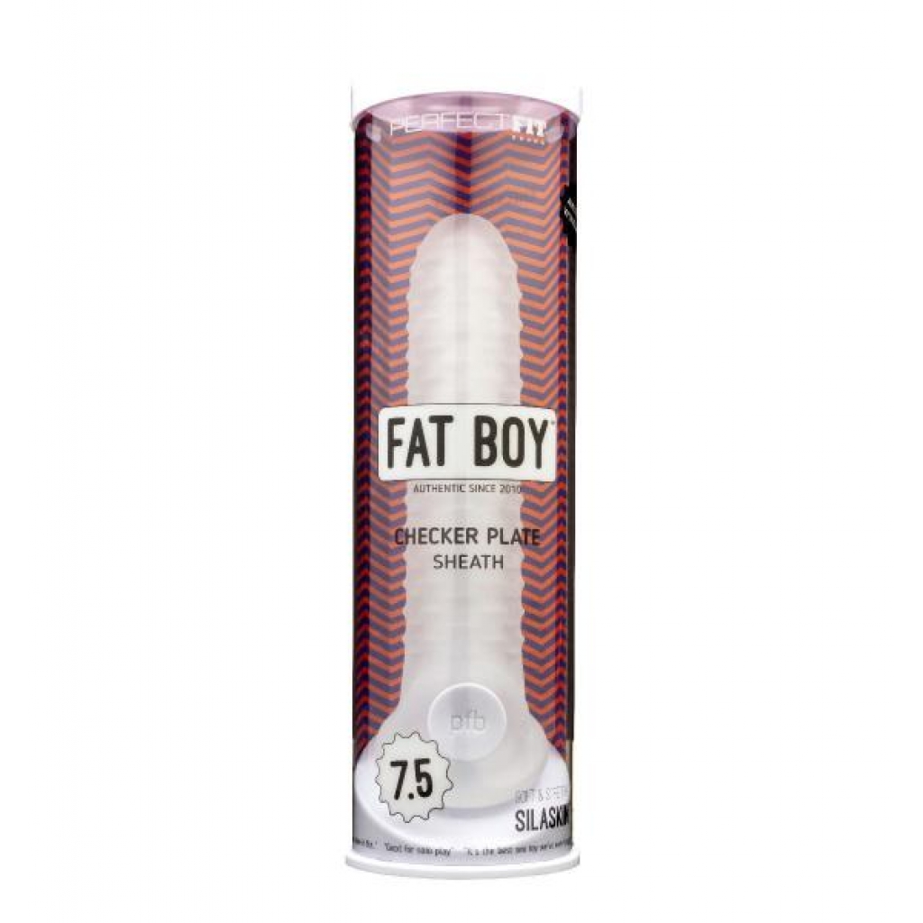 Perfect Fit Fat Boy Checker Box Sheath - 7.5 Inch Clear